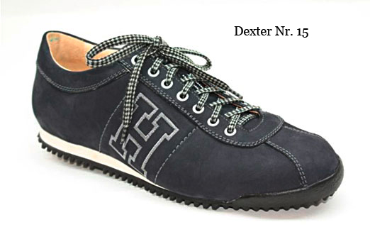 Dexter Sneaker navy blau mit H bestickt