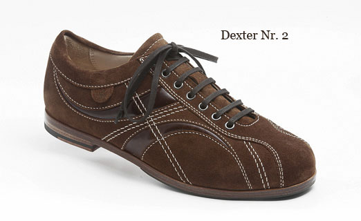 Dexter Schuh in Lederkombination Velours/Nappa